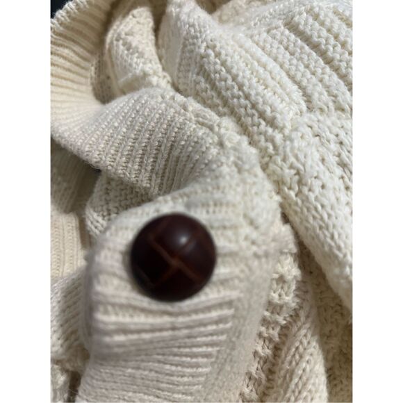 Vintage 90's Structure Mens XXL Cable Fisherman Sweater Preppy Grandpa - Picture 4 of 4